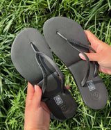 Jinsoon Portable Flip Flops- Black