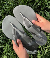 Jinsoon Portable Flip Flops- Gray