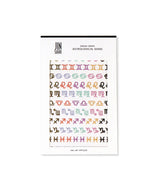 JINsoon Astrological Signs Appliqués packaging showcased against a white background.