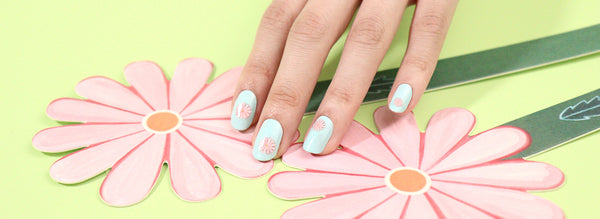 Flower Nail Art Appliaqué