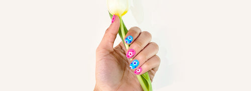 SPRING FLOWERS NAIL ART