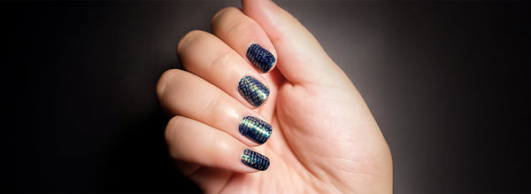 Ssssslither into the New Year: Celebrate the Year of the Blue Snake with Dazzling Nail Designs!